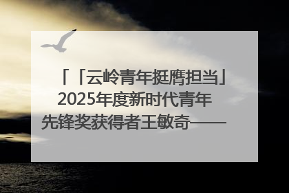 「云岭青年挺膺担当」2025年度新时代青年先锋奖获得者王敏奇——澜沧江上好渔人
