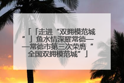 「走进“双拥模范城”」鱼水情深耀常德——常德市第三次荣膺“全国双拥模范城”