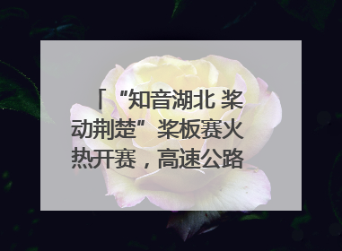 “知音湖北 桨动荆楚”桨板赛火热开赛，高速公路志愿者倾力护航
