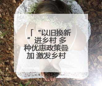“以旧换新”进乡村 多种优惠政策叠加 激发乡村消费新活力