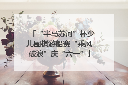 “半马苏河”杯少儿围棋游船赛“乘风破浪”庆“六一”