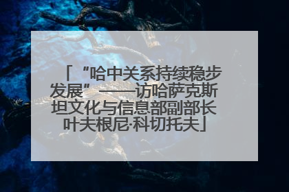 “哈中关系持续稳步发展”——访哈萨克斯坦文化与信息部副部长叶夫根尼·科切托夫