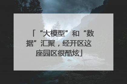 “大模型”和“数据”汇聚，经开区这座园区很酷炫