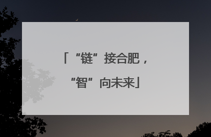 “链”接合肥，“智”向未来