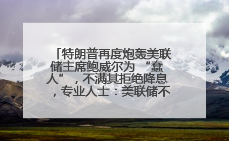 特朗普再度炮轰美联储主席鲍威尔为 “蠢人”，不满其拒绝降息，专业人士：美联储不是政府的附庸工具
