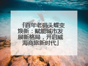 百年老码头蝶变焕新：赋能城市发展新格局，开启威海商旅新时代