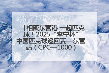 相聚东营港 一起匹克球！2025“李宁杯”中国匹克球巡回赛—东营站（CPC—1000）暨“好运山东”黄河口匹克球公开赛落幕