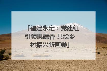 福建永定：党建红引领果蔬香 共绘乡村振兴新画卷