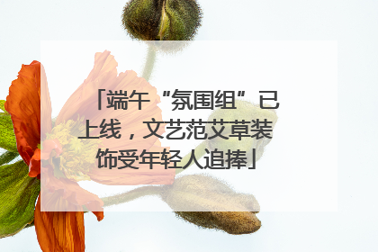 端午“氛围组”已上线，文艺范艾草装饰受年轻人追捧
