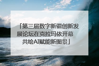 第三届数字新疆创新发展论坛在克拉玛依开幕 共绘AI赋能新图景