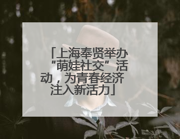 上海奉贤举办“萌娃社交”活动，为青春经济注入新活力
