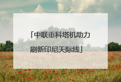 中联重科塔机助力刷新印尼天际线