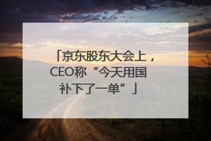 京东股东大会上，CEO称“今天用国补下了一单”