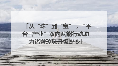 从“珠”到“宝”，“平台+产业”双向赋能行动助力诸暨珍珠升级蜕变