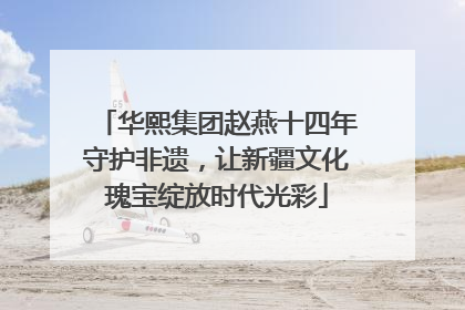华熙集团赵燕十四年守护非遗，让新疆文化瑰宝绽放时代光彩