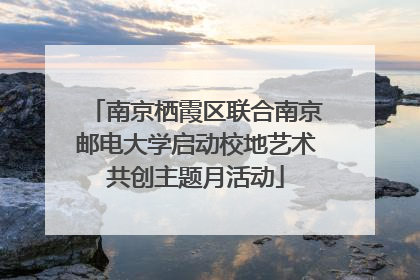 南京栖霞区联合南京邮电大学启动校地艺术共创主题月活动