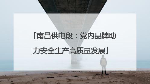 南昌供电段：党内品牌助力安全生产高质量发展