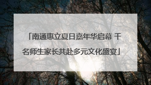 南通惠立夏日嘉年华启幕 千名师生家长共赴多元文化盛宴