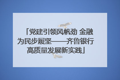 党建引领风帆劲 金融为民步履坚——齐鲁银行高质量发展新实践