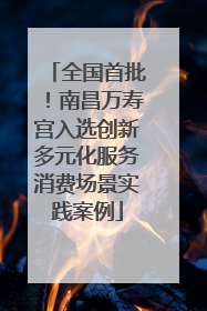全国首批！南昌万寿宫入选创新多元化服务消费场景实践案例
