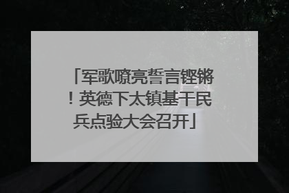 军歌嘹亮誓言铿锵！英德下太镇基干民兵点验大会召开