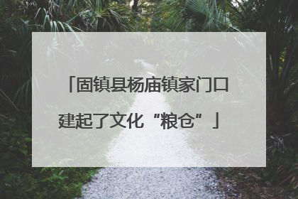 固镇县杨庙镇家门口建起了文化“粮仓”