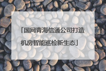 国网青海信通公司打造机房智能巡检新生态