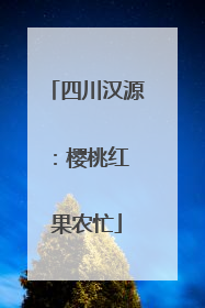 四川汉源：樱桃红 果农忙
