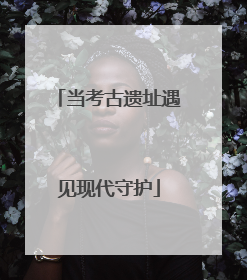 当考古遗址遇见现代守护