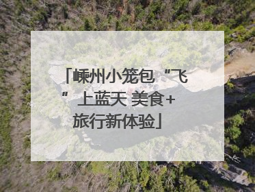 嵊州小笼包“飞”上蓝天 美食+旅行新体验
