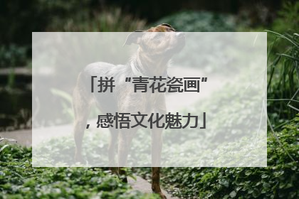 拼“青花瓷画”，感悟文化魅力