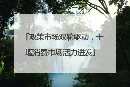 政策市场双轮驱动，十堰消费市场活力迸发