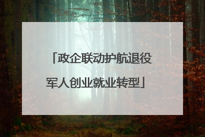 政企联动护航退役军人创业就业转型