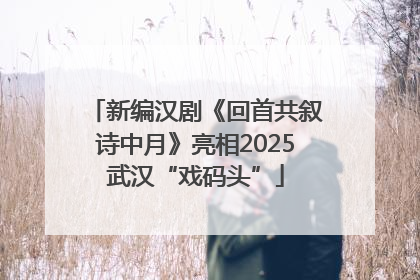新编汉剧《回首共叙诗中月》亮相2025武汉“戏码头”