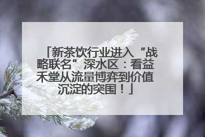 新茶饮行业进入“战略联名”深水区：看益禾堂从流量博弈到价值沉淀的突围！