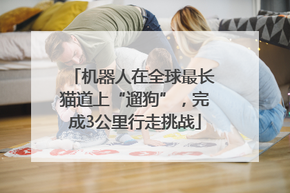 机器人在全球最长猫道上“遛狗”，完成3公里行走挑战