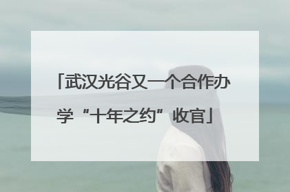 武汉光谷又一个合作办学“十年之约”收官