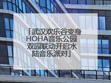 武汉欢乐谷变身HOHA音乐公园 双园联动开启水陆音乐派对