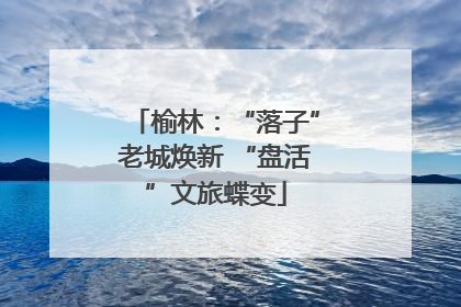 榆林：“落子”老城焕新 “盘活”文旅蝶变