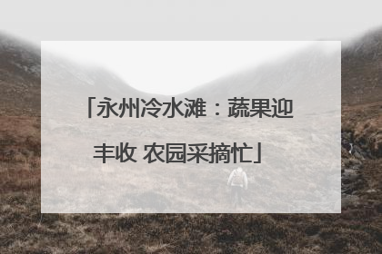 永州冷水滩：蔬果迎丰收 农园采摘忙