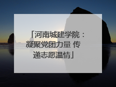 河南城建学院：凝聚党团力量 传递志愿温情