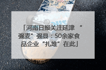 河南日报关注延津 “强麦”强县：50余家食品企业“扎堆”在此