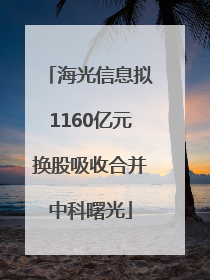 海光信息拟1160亿元换股吸收合并中科曙光