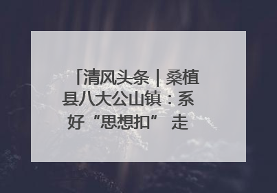 清风头条｜桑植县八大公山镇：系好“思想扣” 走稳“青廉路”