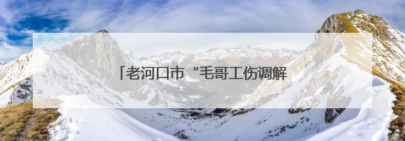 老河口市“毛哥工伤调解室”把矛盾化解在车间