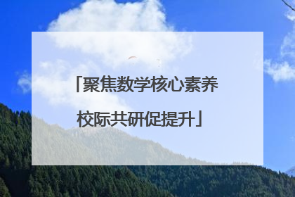 聚焦数学核心素养 校际共研促提升