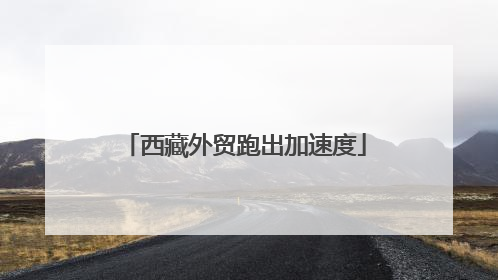 西藏外贸跑出加速度
