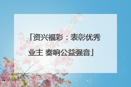 资兴福彩：表彰优秀业主 奏响公益强音