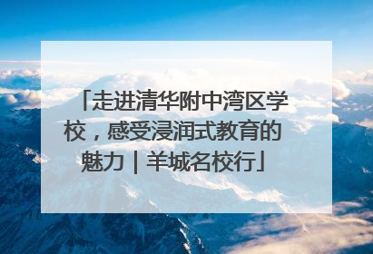 走进清华附中湾区学校，感受浸润式教育的魅力｜羊城名校行