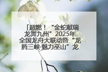 超燃！“金蛇献瑞 龙舞九州”2025年全国龙舟大联动暨“龙腾三峡·魅力巫山”龙舟邀请赛圆满落幕！